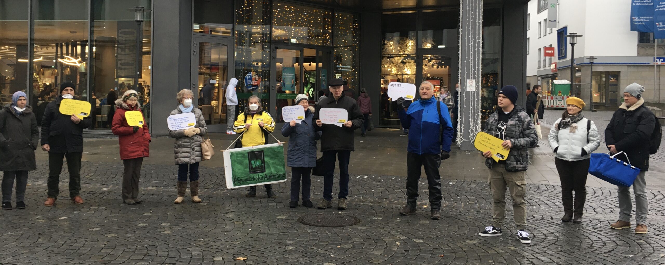 Mahnwache Menschenrechte