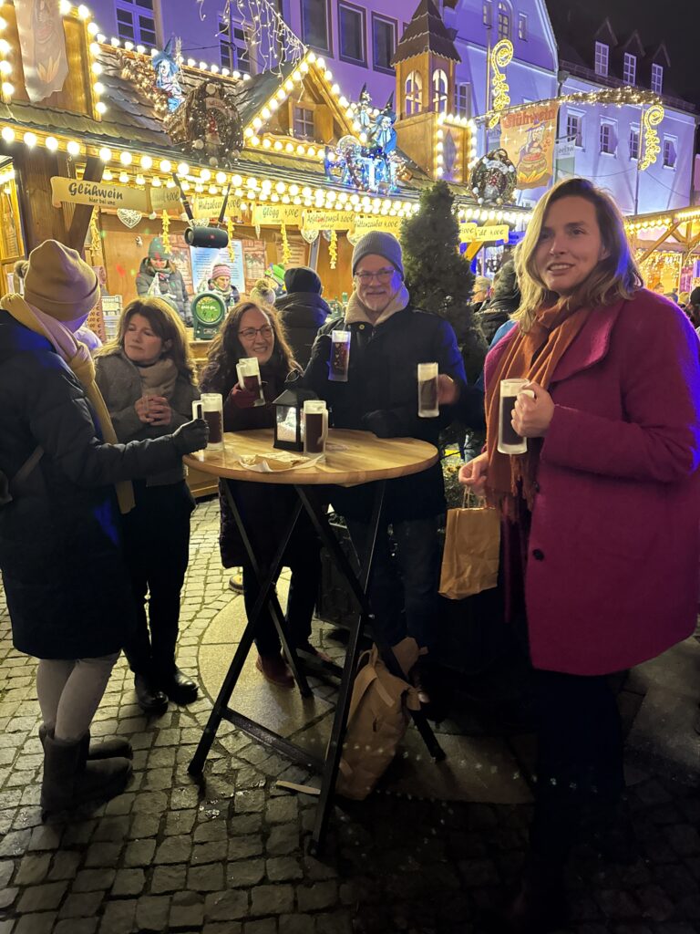 Stammtisch auf dem Weihnachtsmarkt