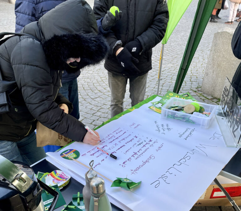 Grüne wollen es wissen: Was wünschen sich die Bürgerinnen und Bürger?