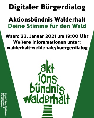 Digitaler Bürgerdialog zum Walderhalt