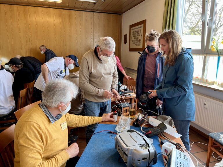 Extrem erfreulich: Erste Schritte in Richtung Repair-Café