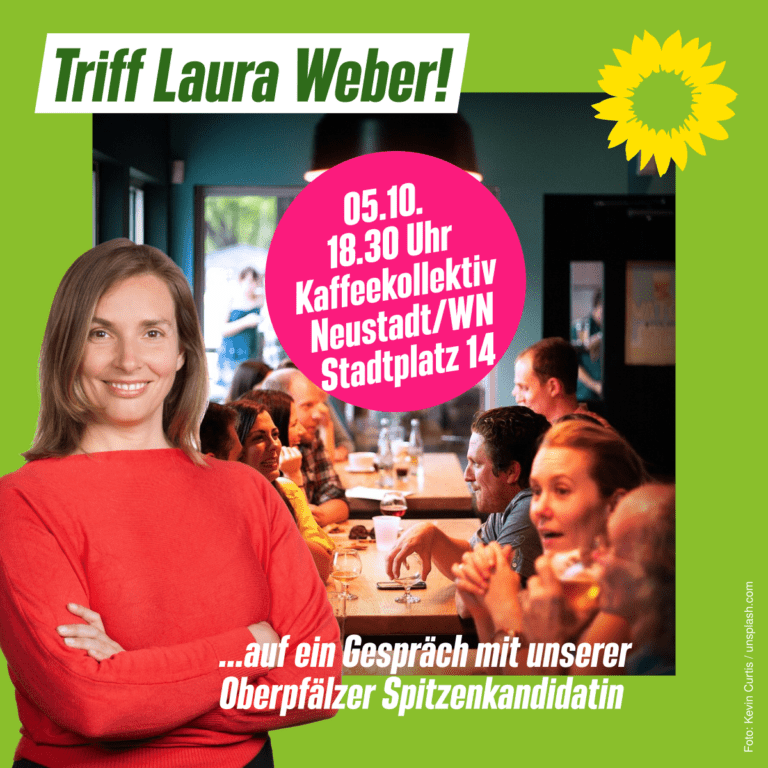 Auf ein Gespräch mit unserer Oberpfälzer Spitzenkandidatin