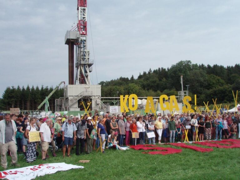 „Gasbohrungen in Deutschland beenden“